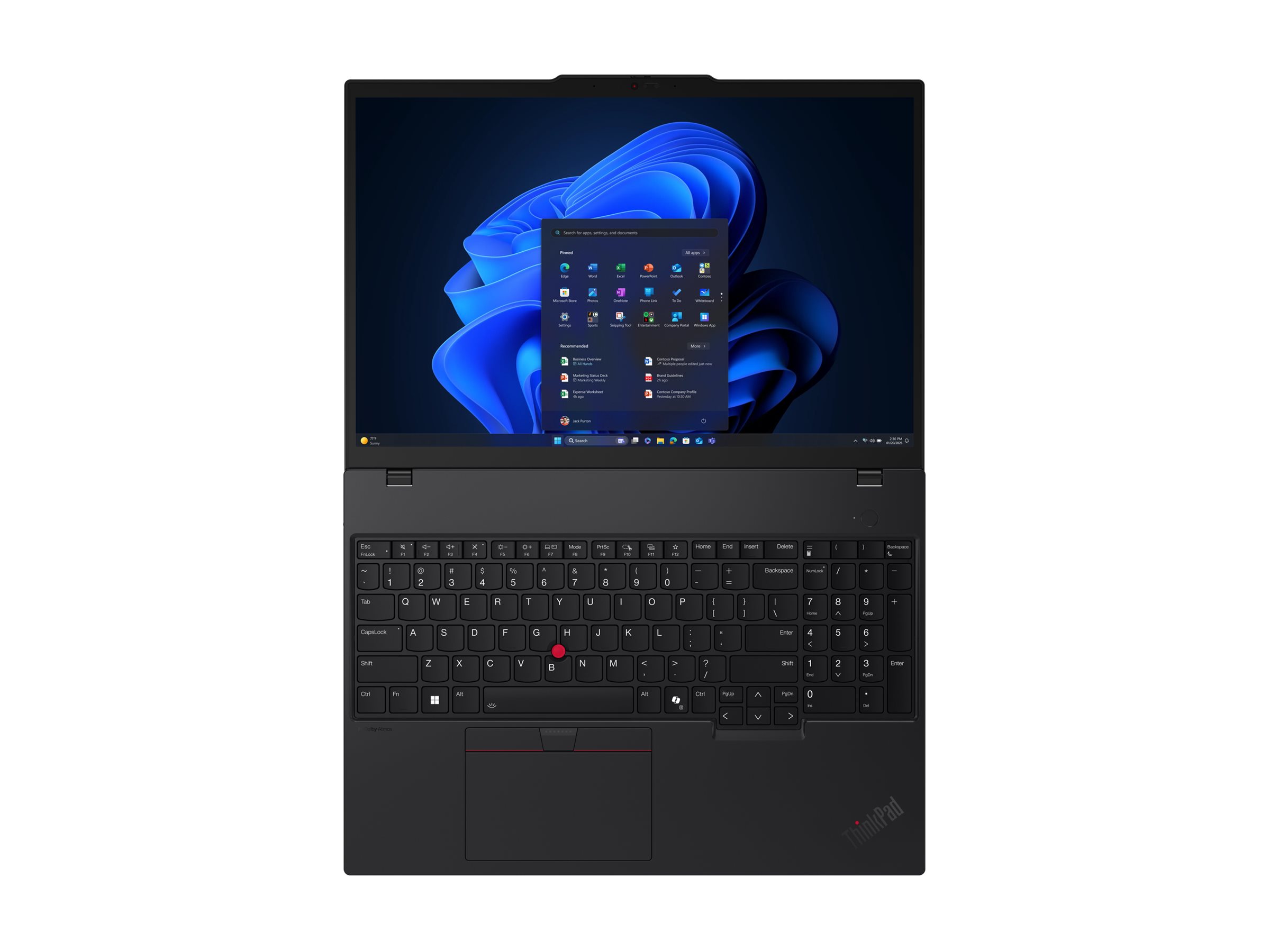 Lenovo ThinkPad T16 - Notebook - 16" - Intel Core Ultra 5 225U / 2.05 GHz - 16 GB - DDR5 SDRAM - 1 TB SSD - Integrated graphics - Windows 11 Pro - 3-year warranty