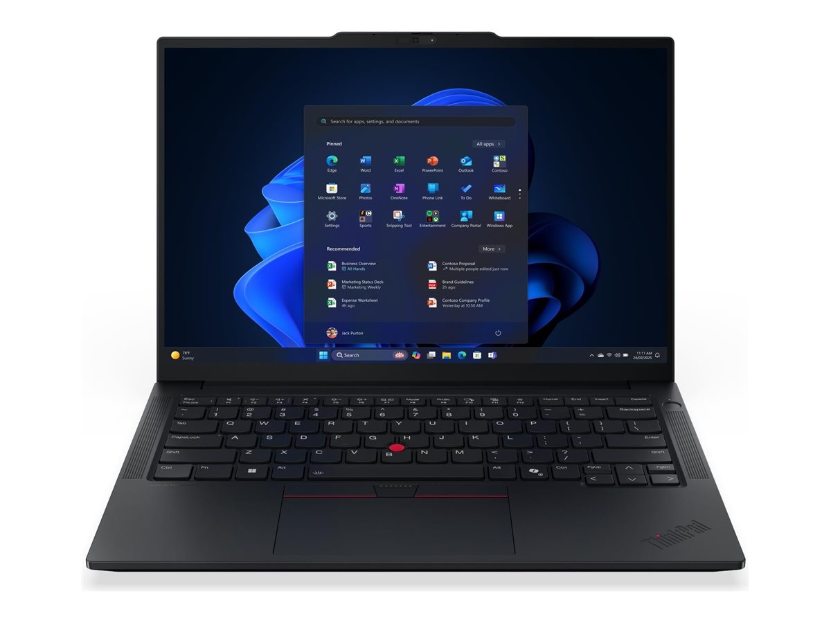 Lenovo ThinkPad E14 - Notebook - 14" - AMD Ryzen 5 220 / 3.20 GHz - DDR5 SDRAM - 16 GB - 512 GB - AMD Radeon 740M - Windows 11 Pro