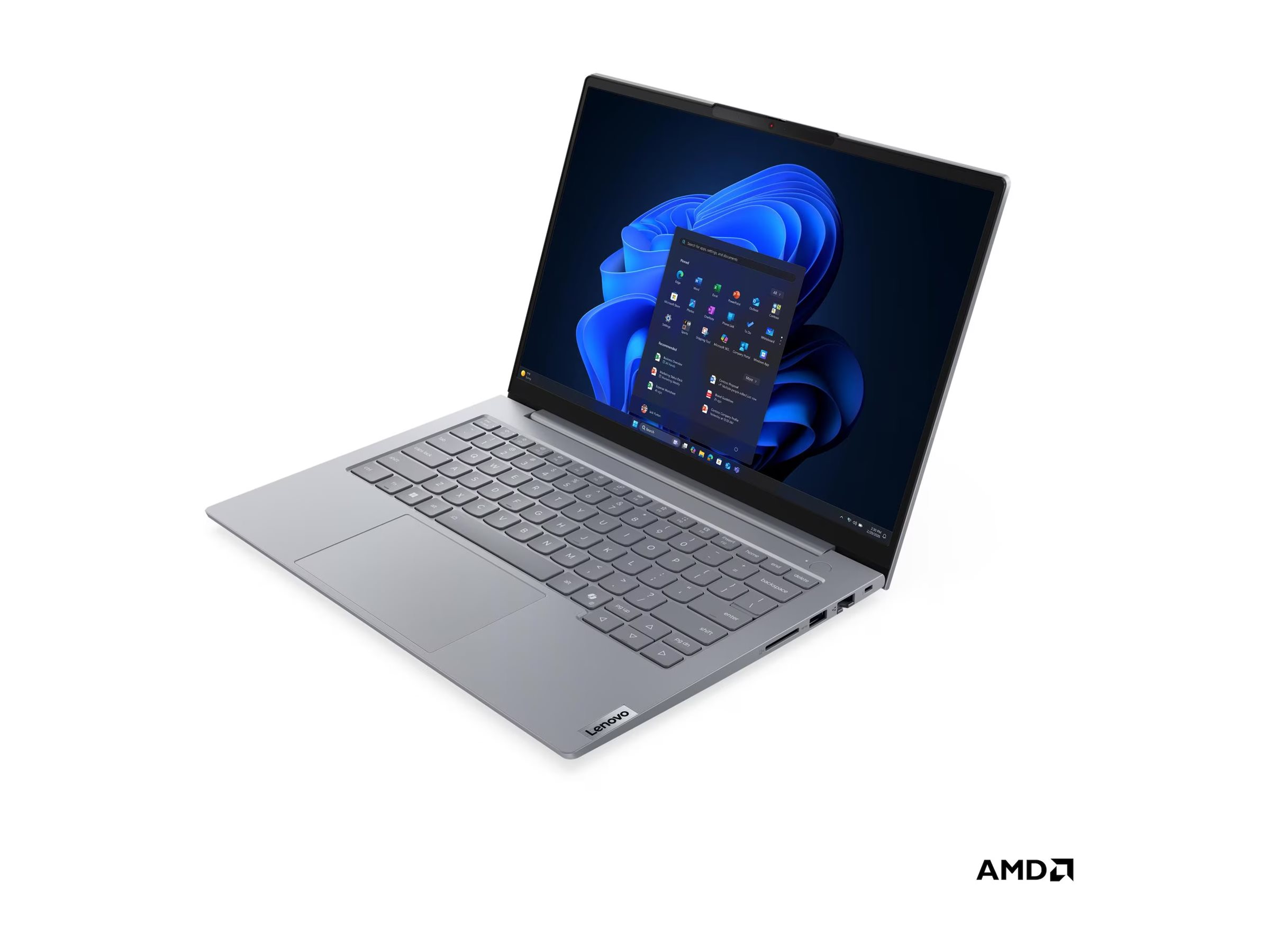 Lenovo ThinkBook 14 G9 - Notebook - 14" - AMD Ryzen 7 250 / 3.3 GHz - 16 GB - DDR5 SDRAM - 512 GB - AMD Radeon 780M - Windows 11 Pro