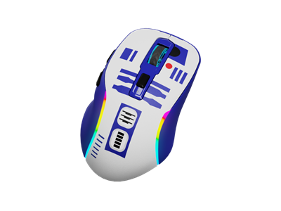 Primus Gaming - PMO-S204DR - Mouse - 2.4 GHz / Bluetooth / USB 2.0 - Wired / Wireless