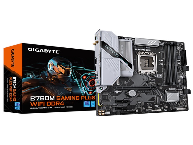 Gigabyte - B760M G P WIFI DDR4 - Motherboard - Micro ATX - LGA1700 Socket - Intel B760 - para Core i9 / para Core i7 / para Core i5 / para Core i3 / para Celeron / para Pentium