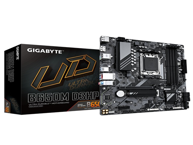 Gigabyte - B650M D3HP - Motherboard - Micro ATX - LGA1700 Socket - AMD B650