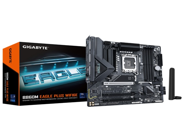 Gigabyte - Motherboard - Micro ATX - LGA1851 - Intel B860 - para Intel Ultra series - None - B860M EAGLE P WIFI6E