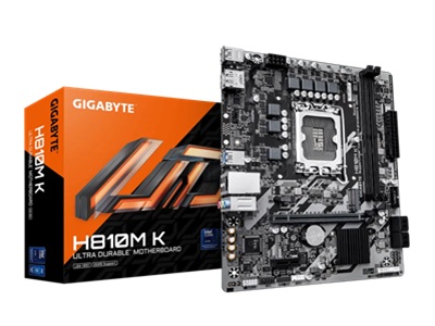 Gigabyte - Motherboard - H810M K G10 2Dimm DDR5 LGA 18