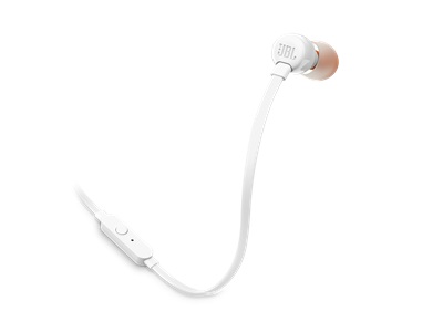 JBL - Headphones - T110 Wired In-ear White (S. Am