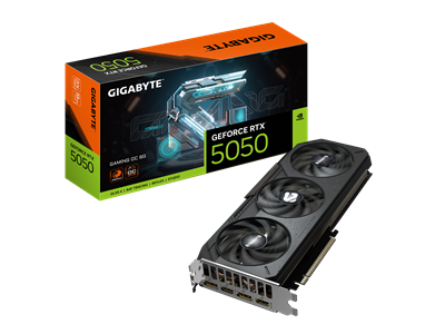 Gigabyte - GeForce RTX 5050 GAMING - PCI Express 5.0 x16 - NVIDIA - GeForce RTX 5050 - GDDR6 SDRAM - HDMI / DisplayPort