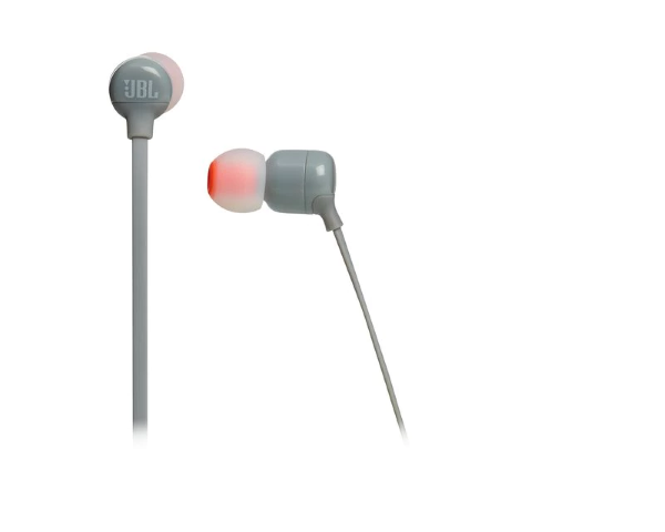 JBL TUNE 110BT - Auriculares internos con micro - en oreja - Bluetooth - inalámbrico - gris - JBL