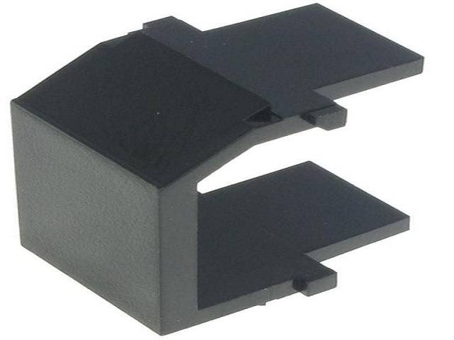 Panduit NetKey - blank module - black