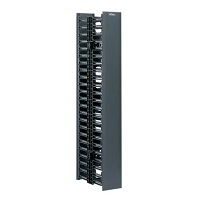 Panduit NetRunner - Panel de organización de cables para bastidor (vertical) - negro - 45U