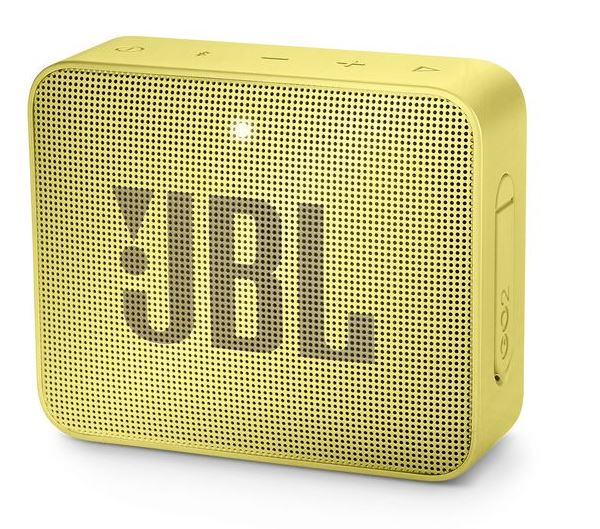Jbl Go 2  Altavoz  Para Uso Porttil  Inalmbrico  Bluetooth  3 Vatios  Amarillo  5 Horas De Reproduccin  Resistente Al Agua  Entrada De Cable De Audio - JBL