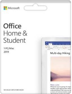 Microsoft Office Home And Student 2019  License  1 User  Activation Card  Windows  Spanish  Medialess - MICROSOFT