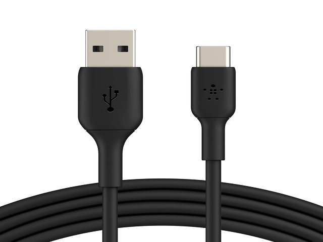 Belkin BoostCharge - Cable USB - 24 pin USB-C (M) a USB (M) - 1 m - negro