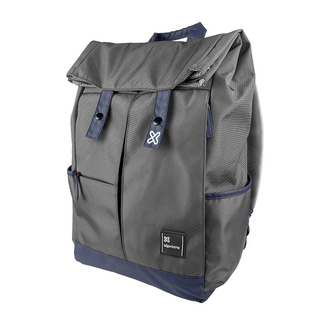 Klip Xtreme - Notebook carrying backpack - 15.6" - 600D polyester - Gray - KNB-360GR