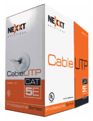 Nexxt Professional Cat5E UUtp Cable 4P 24Awg Cm 305M Bl - 798302030022