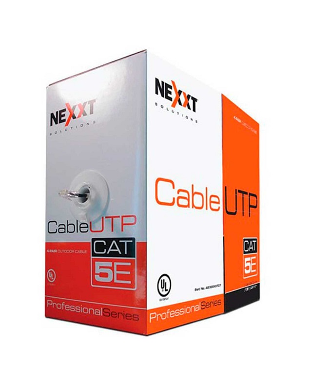 Nexxt Solutions Infrastructure  Bulk Cable  Utp  305 M Rj45  Deep Red  Cat6 Cm Type China - NEXXT