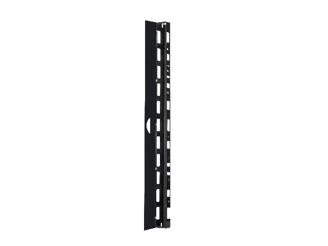 Nexxt Solutions Infrastructure  Rack Cable Management Duct With Cover Vertical  7Ft Mngnt 1Pair - PCRCOVT7FBK