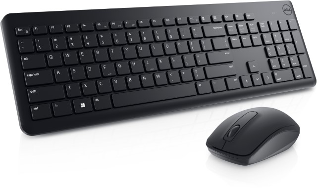 Dell - KM3322W-R-LTN - Keyboard and mouse set - Spanish - RF Wireless - Black
