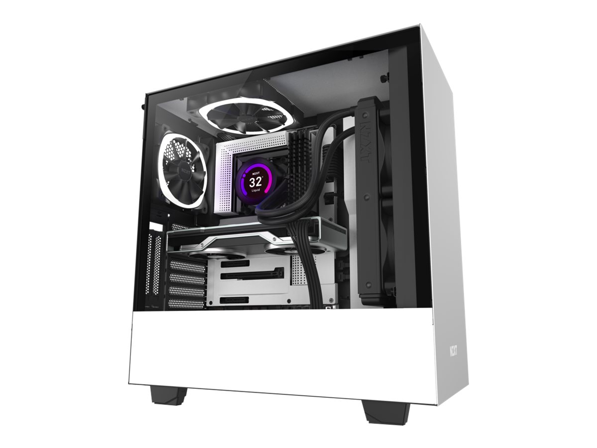 NZXT Kraken Z53 - Sistema de refrigeración líquida del procesador - (para: LGA1156, LGA1366, LGA1155, LGA2011, LGA1150, LGA2011-3, LGA1151, LGA1200, LGA2066, AM4, TRX4, sTRX4) - cobre - 120 mm