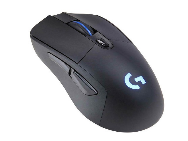 Logitech Wireless Gaming Mouse G703 LIGHTSPEED with HERO 25K Sensor - Ratón - óptico - 6 botones - inalámbrico, cableado - 2.4 GHz - receptor inalámbrico USB
