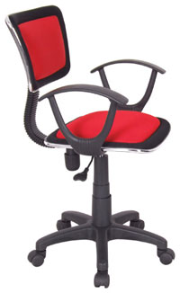 Manager Chair WArm Rest Roma  Red - XTECH