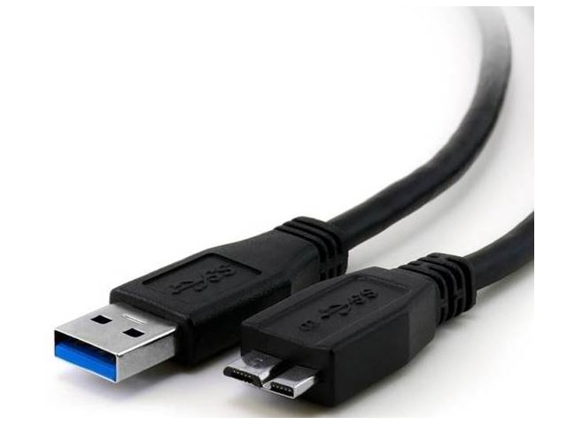 Xtech -   XTC-365 - Data cable - USB  to  Micro USB 3.0 - 91 cm - Black - 3ft for hard drives