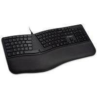 Kensington Pro Fit Ergo Wired Keyboard - Teclado - USB - EE. UU. - negro