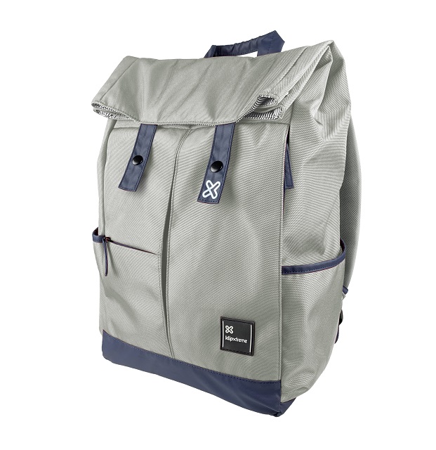 Klip Xtreme - Notebook carrying backpack - 15.6" - 600D polyester - Silver - KNB-360SV