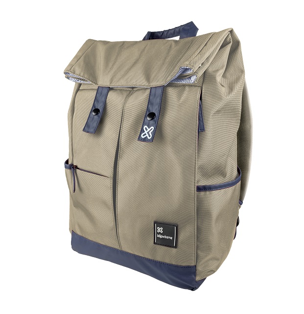 Klip Xtreme - Notebook carrying backpack - 15.6" - 600D polyester - Khaki - KNB-360KH