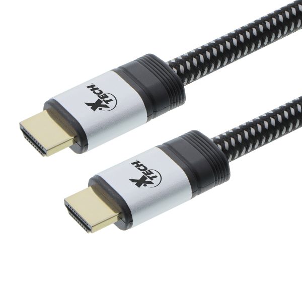 Xtech - HDMI cable - Component video / audio - braided 10ft XTC-630 - XTECH
