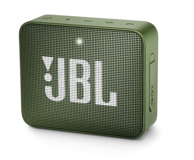 Jbl Go 2  Altavoz  Para Uso Porttil  Inalmbrico  Bluetooth  3 Vatios  Verde  5 Horas De Reproduccin  Resistente Al Agua  Entrada De Cable De Audio - JBLGO2GRNAM