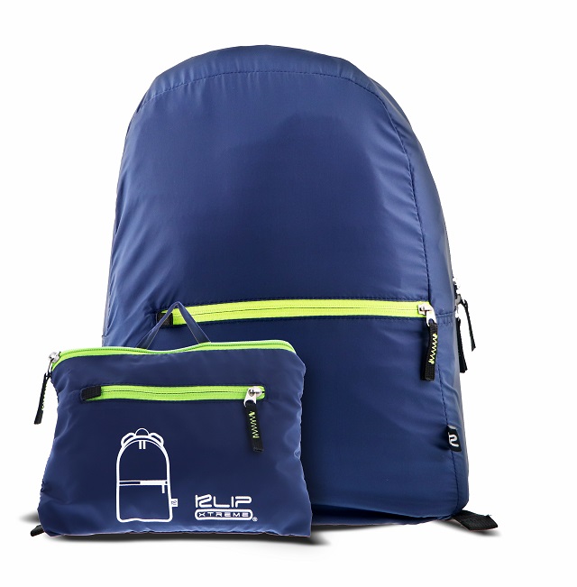 Klip Xtreme - Nylon fabric - Blue - Foldable Backpack - KFB-001BL