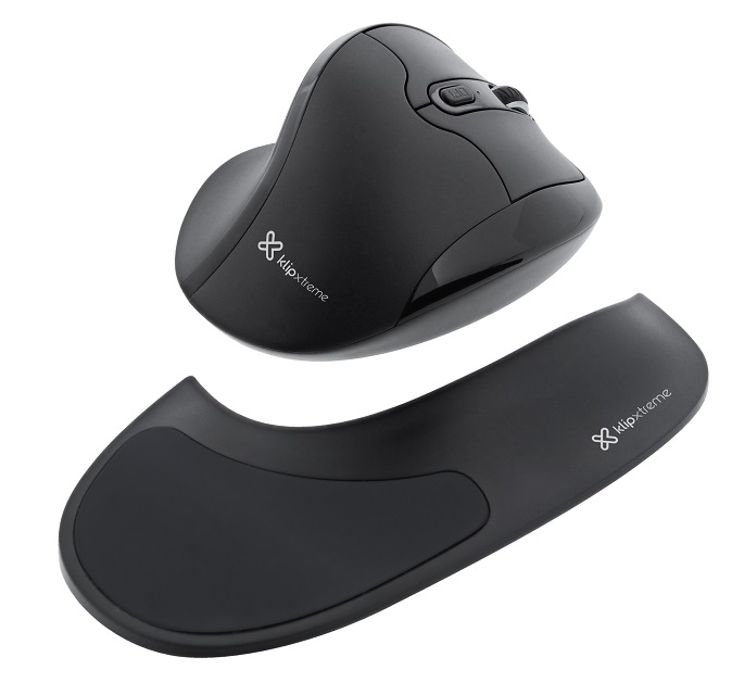 Klip Xtreme - Mouse - 2.4 GHz - Wireless - Black - Resting Pad Business - KMW-750