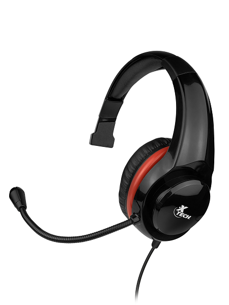 Xtech  Xth520Rd  Headset  Para Computer  Para Game Console  Wired  Mono Chat Gaming - XTH-520RD