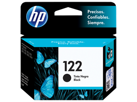 HP 122 - Negro - original - cartucho de tinta - para Deskjet 1010, 10XX J410, 1512, 2050 J510, 2050A J510, 2054A J510, 25XX, Envy 4502