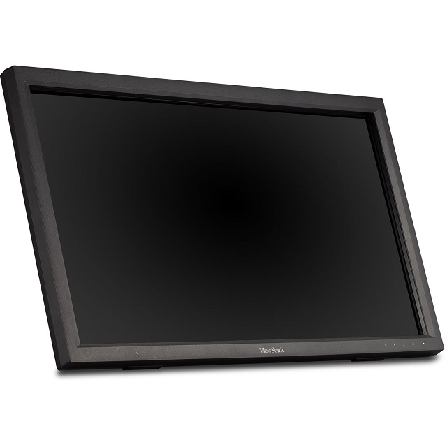 ViewSonic TD2423d - Monitor LED - 24" - pantalla táctil - 1920 x 1080 Full HD (1080p) @ 75 Hz - MVA - 250 cd/m² - 3000:1 - 7 ms - HDMI, VGA, DisplayPort - altavoces