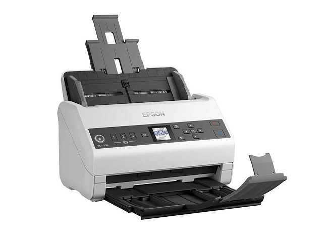 Epson DS-730N - Escáner de documentos - Sensor de imagen de contacto (CIS) - a dos caras - Ledger - 600 ppp x 600 ppp - hasta 40 ppm (mono) / hasta 40 ppm (color) - Alimentador automático de documentos (ADF) (100 hojas) - hasta 6500 exploraciones por día
