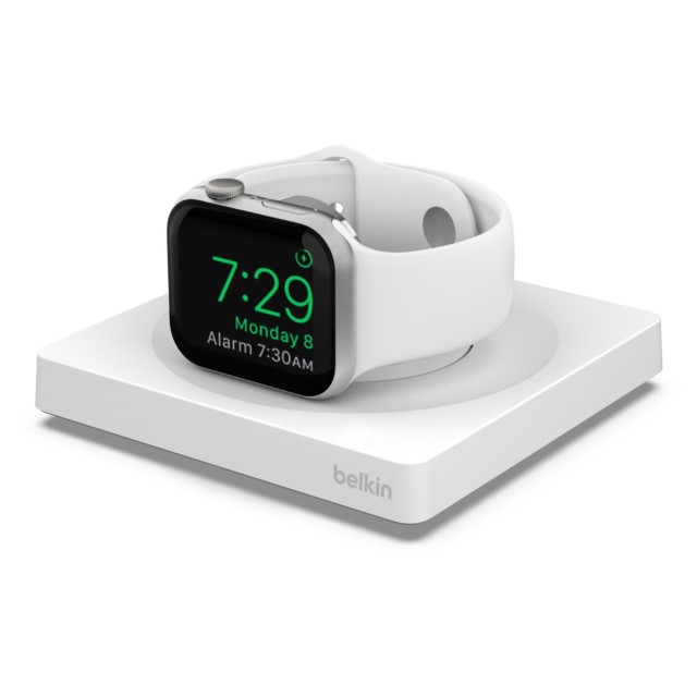 Belkin - Base de carga inalámbrica - Fast Charge - blanco - para Apple Watch