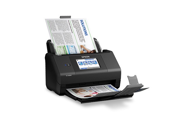 Epson WorkForce ES-580W - Escáner de documentos - Sensor de imagen de contacto (CIS) - a dos caras - Legal - 600 ppp x 600 ppp - hasta 35 ppm (mono) / hasta 35 ppm (color) - Alimentador automático de documentos (ADF) (100 hojas) - hasta 4000 exploraciones