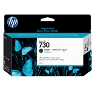 HP 730 - 130 ml - negro mate - original - DesignJet - cartucho de tinta - para DesignJet SD Pro MFP, T1600, T1600dr, T1700, T1700dr, T1708, T1708dr, T2600, T2600dr