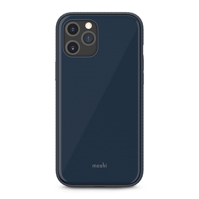 Moshi Iglaze Slim Hardshell  Carcasa Trasera Para Telfono Mvil  Poliuretano Termoplstico Tpu  Azul Pizarra  Para Apple Iphone 12 Pro Max - MOSHI