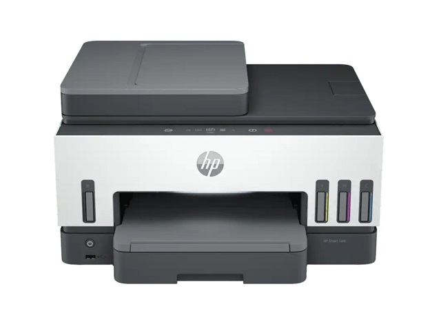 HP Smart Tank 790 All-in-One - Impresora multifunción - color - chorro de tinta - rellenable - Letter A (216 x 279 mm)/A4 (210 x 297 mm) (original) - A4/Legal (material) - hasta 13 ppm (copiando) - hasta 15 ppm (impresión) - 250 hojas - 33.6 Kbps - USB 2.0, Bluetooth, Wi-Fi(ac), LAN, host USB