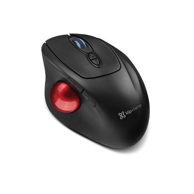 Klip Xtreme  Mouse  24 Ghz  Wireless  Black  Trackball - KMW-800