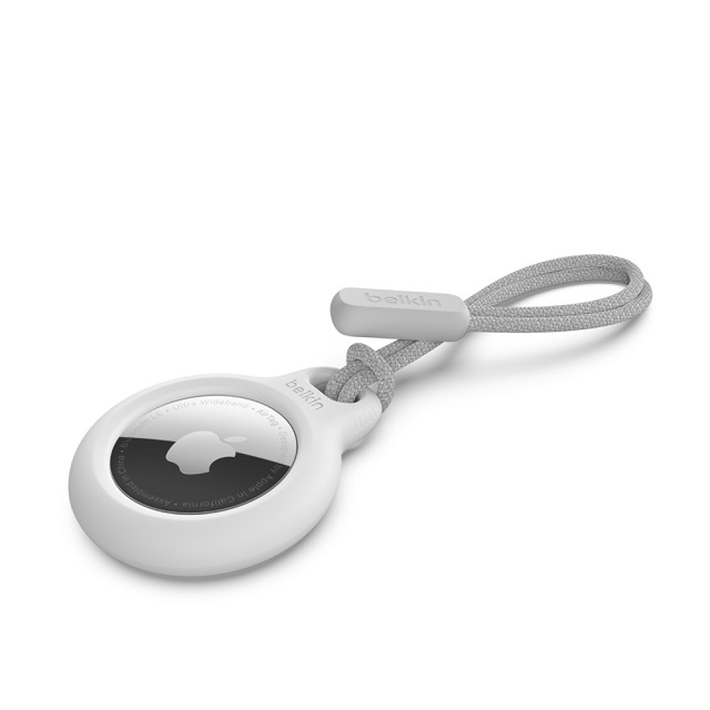 Belkin - Soporte de seguridad con tira para etiqueta Bluetooth antipérdida - blanco - para Apple AirTag
