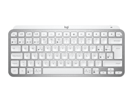 Logitech MX Keys Mini - Teclado - Inalámbrico - Español - USB / Bluetooth 5.0 / Bluetooth - Ergonomic Design - Gris pálido
