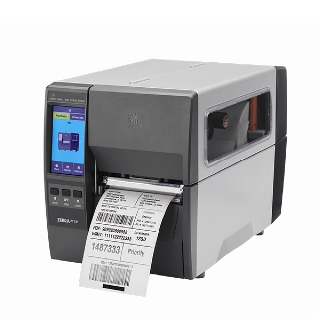ZEBRA   ZT231 TT Printer ; 4", 203 dpi, Thermal Transfer, Tear, US Cord, USB, Serial, Ethernet, BTLE, USB Host, EZPL