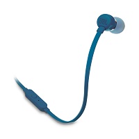 JBL T110BT - Auriculares internos con micro - en oreja - Bluetooth - inalámbrico - azul - JBLT110BTBLUAM