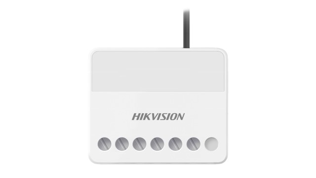 Hikvision AX PRO DS-PM1-O1L-WB - Módulo de relé - inalámbrico - 433 MHz RF protocol - blanco
