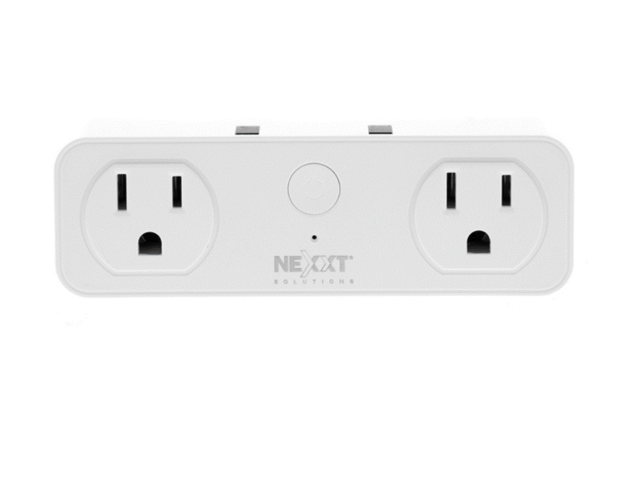Nexxt  - Solutions Connectivity - NHP-D610 - wireless - 2 Toma corrientes - 2 puertos USB - Compatible con Amazon Alexa y Google Assistant - 1875 W de potencia máxima - 200 joules