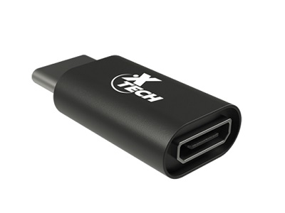 Xtech - USB adapter - USB Type C - Micro-USB Type B - Black - XTC-526