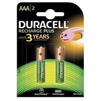 Batterias Duracell  Battery  Rechargeable  2 Aaa - 41333031170